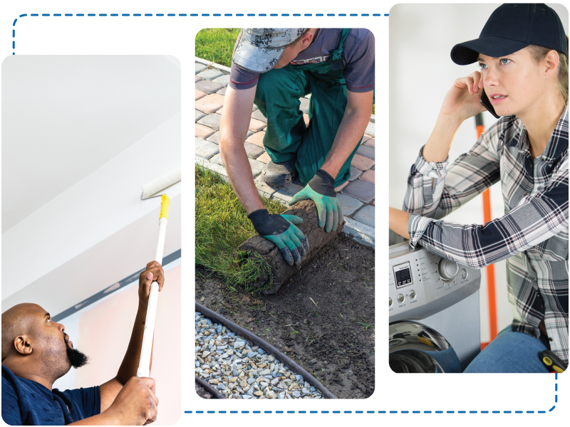 Painter, Landscaper and Repair Woman