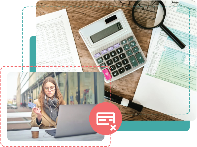 Woman with Bad Credit