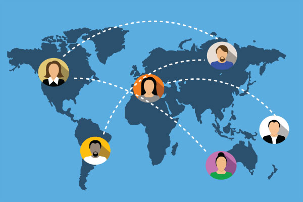Communicating across the world Communicating across the world
