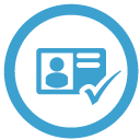 Licence with Checkmark Icon Licence with Checkmark Icon