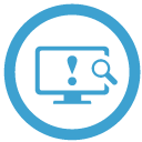 Computer Database Search Icon Computer Database Search Icon