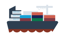 Cargo Ship Icon Cargo Ship Icon