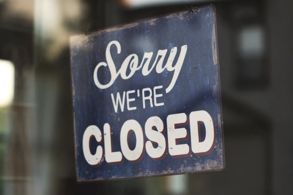 Business Closed Sign