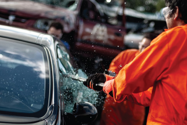 Men Committing Insurance Fraud